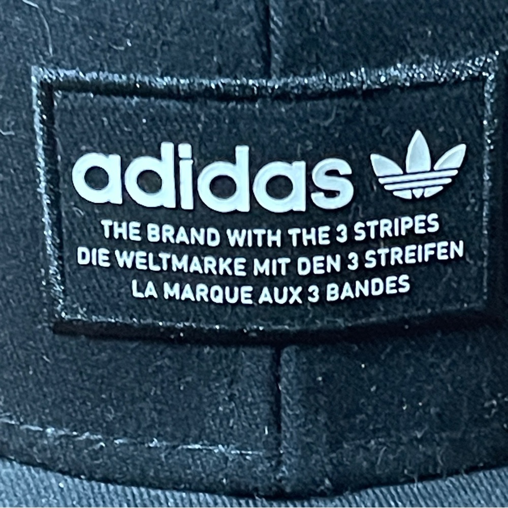 Adidas Originals Black Trucker Hat Mesh Snapback One Size Adjustable - Picture 2 of 4